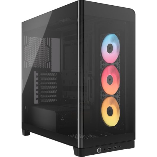 Torre Corsair 4500X RS-R ARGB Cristal Templado Midi Tower Negro USB 3.2 ATX 3x120mm