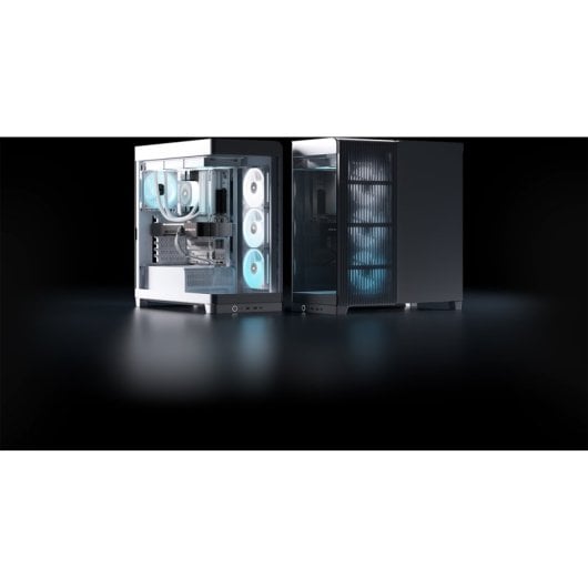 Torre Corsair 4500X LX-R RGB Tempered Glass Blanco Midi Tower 2x140mm USB-C Vidrio templado