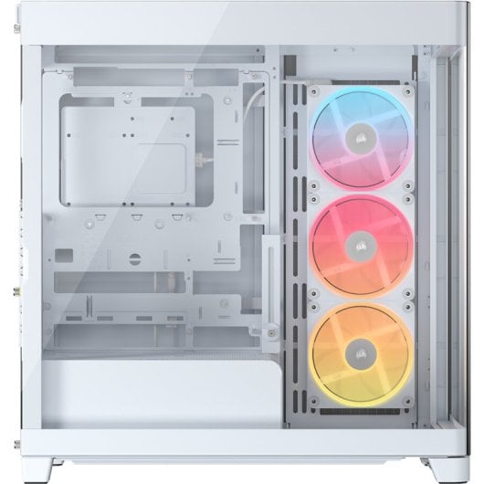 Torre Corsair 4500X LX-R RGB Tempered Glass Blanco Midi Tower 2x140mm USB-C Vidrio templado
