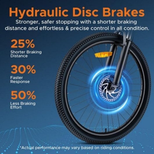 Bicicleta eléctrica HillMiles MileTrail 1 250W 36V 13Ah frenos hidráulicos 7v Shimano