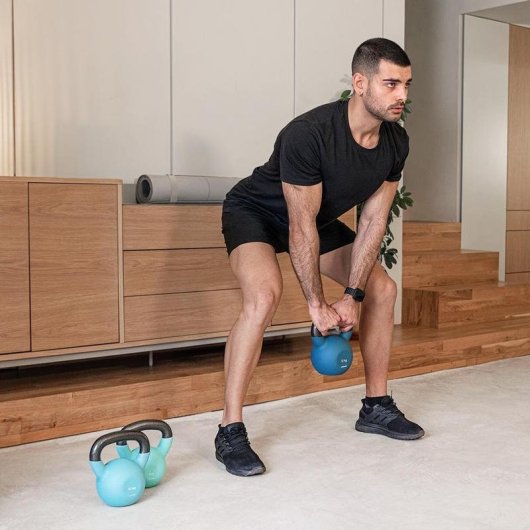 Pesa russa Cecotec 07205 ferro fundido 12 kg pega ergonómica neoprene