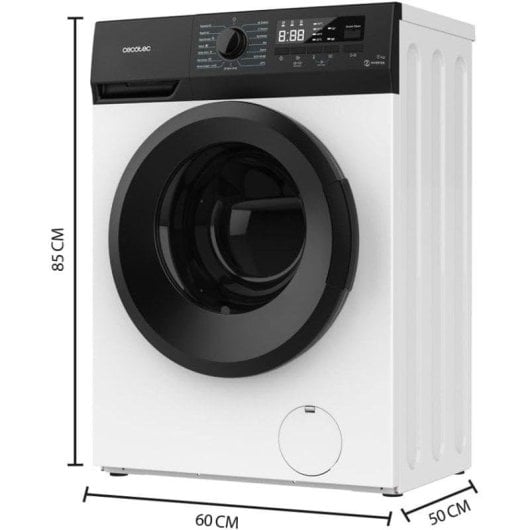 Máquina de Lavar Roupa Cecotec Bolero DressCode 8300 Inverter A 8 kg 1400rpm A Branco Vapor
