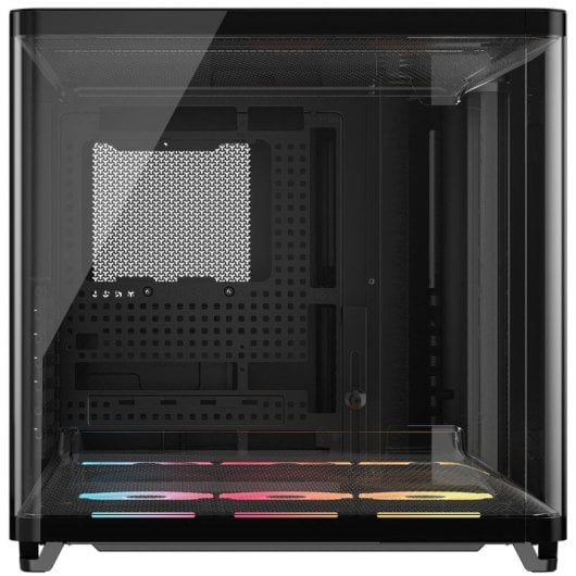 Boîtier en verre trempé triple chambre Corsair AIR 5400 LX-R Link RGB, noir
