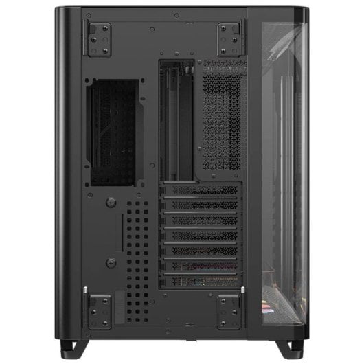 Boîtier en verre trempé triple chambre Corsair AIR 5400 LX-R Link RGB, noir
