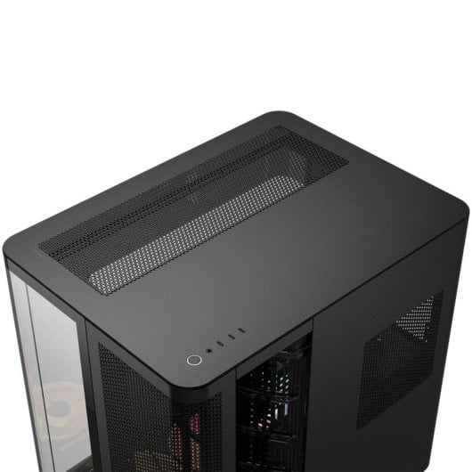Boîtier en verre trempé triple chambre Corsair AIR 5400 LX-R Link RGB, noir