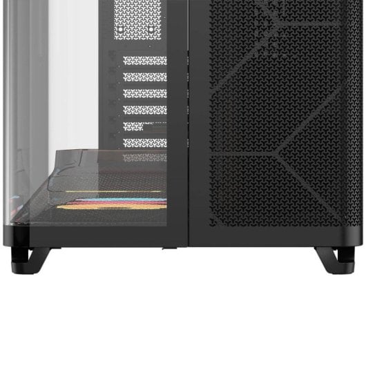 Boîtier en verre trempé triple chambre Corsair AIR 5400 LX-R Link RGB, noir