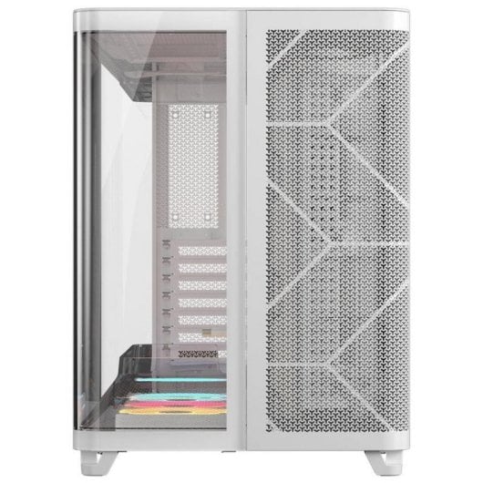 Boîtier Corsair AIR 5400 LX-R LINK Blanc Verre Trempé Triple Chambre RGB