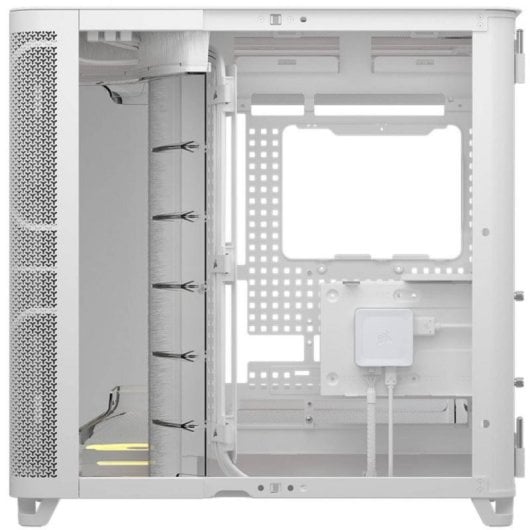 Boîtier Corsair AIR 5400 LX-R LINK Blanc Verre Trempé Triple Chambre RGB
