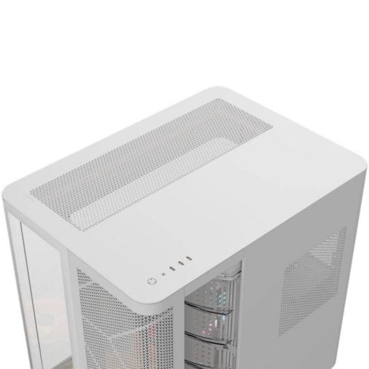 Boîtier Corsair AIR 5400 LX-R LINK Blanc Verre Trempé Triple Chambre RGB