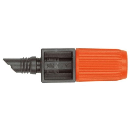 Gocciolatore Regolabile Nero Arancione 10 Pezzi in Plastica 0-10 L/h