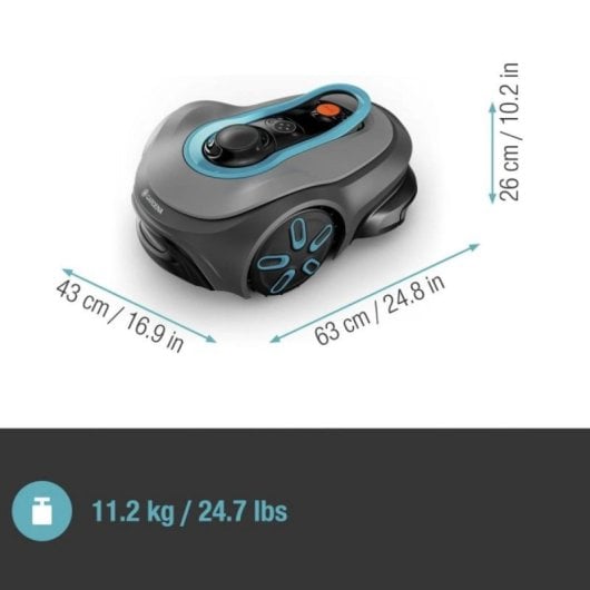 Robot Cortacésped Gardena smart SILENO free 800 m², Technologie LONA, batterie