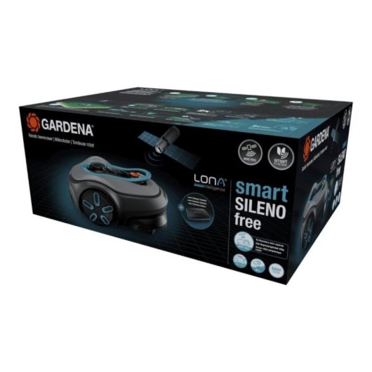 Robot Cortacésped Gardena smart SILENO free 800 m², Technologie LONA, batterie