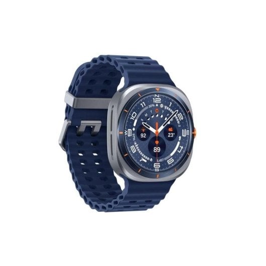 Samsung Galaxy Watch Ultra 4G LTE GPS 47mm AMOLED Titan Weiß One Size IP68 10ATM SpO2 EKG