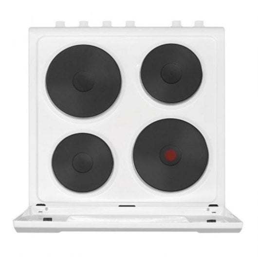 Fogão Independente Elétrico 4 zonas 48L 7300W Branco termostato 40-240°C Bomann EH 561