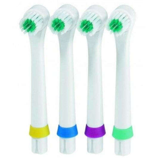 Substituição de Cabeças Multicolor para de Escova de Dentes Elétrica AEG EZ 5622 y EZ 5623, pack 4 unidades