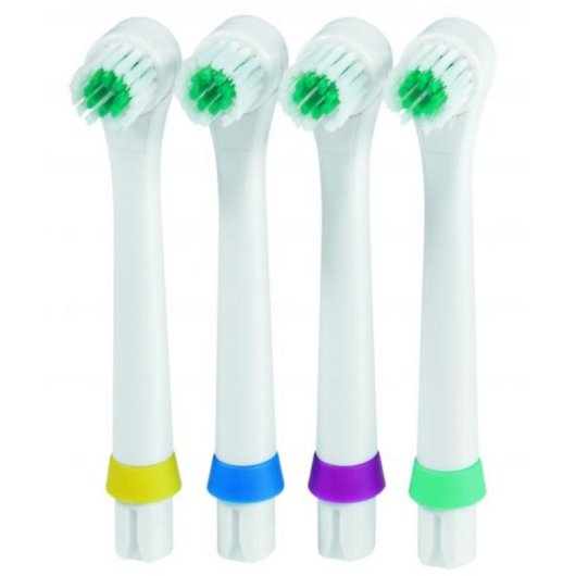 Substituição de Cabeças Multicolor para de Escova de Dentes Elétrica AEG EZ 5622 y EZ 5623, pack 4 unidades