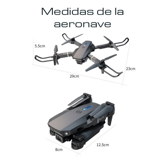 Dron con cámara E88 Pro