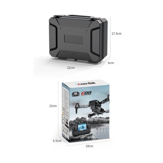 Dron con cámara E88 Pro