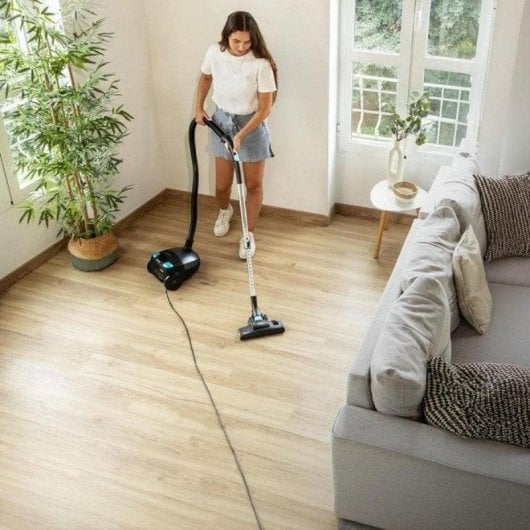 Aspirador de Trineo Cecotec Conga Powerbag 2000 Compact Plus 800 W 16 kPa Filtro Alta Eficiência Bolsa 2L