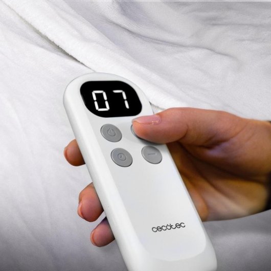 Manta Elétrica Cecotec HeatConfort Calma 180x130 Apag. Automático 10 Níveis