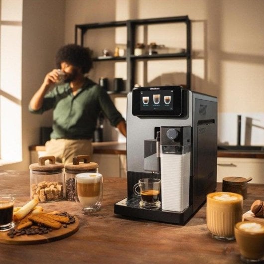 Cafeteira Superautomática Cecotec Cremmaet Latte 1,1 L 19 bares com depósito de leite