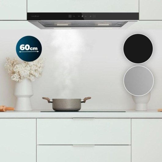 Campana extractora Cecotec Bolero Flux TLT 604400 Recirculação 60cm controle por gestos