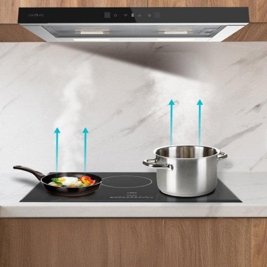 Campana extractora Cecotec Bolero Flux TLT 604400 Recirculação 60cm controle por gestos