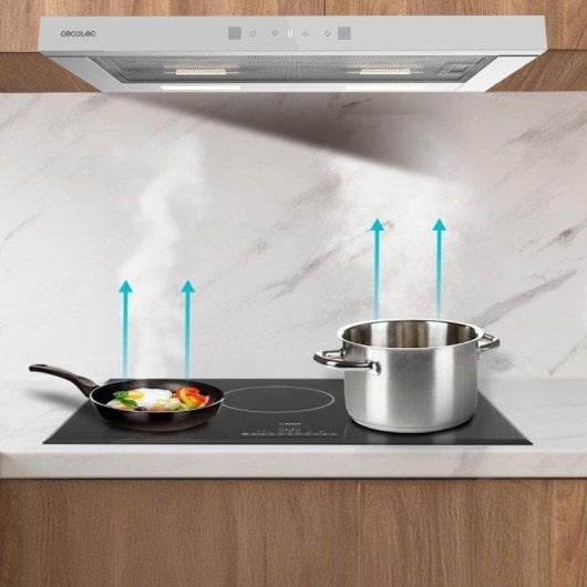 Campana extractora Cecotec Bolero Flux TLT 604400 Recirculação 60cm com controlo tátil