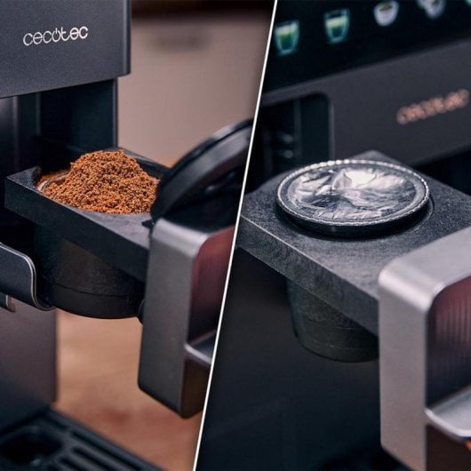 Cafetera Multicápsulas Cecotec Freestyle Grind & Latte 1,6 L 20 bares con molinillo y depósito de leche
