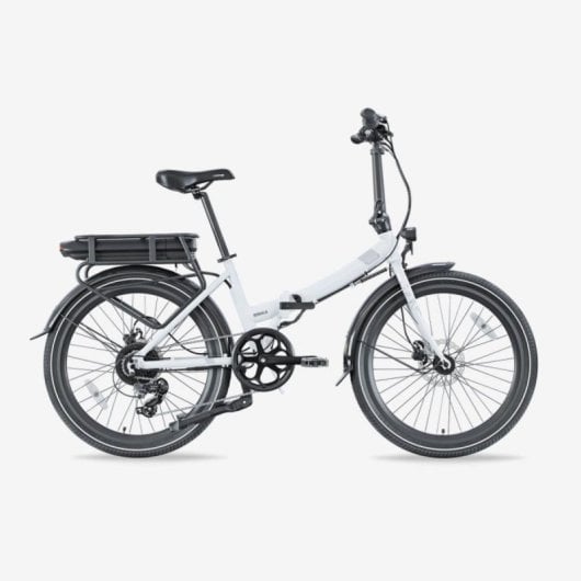 Vélo électrique Legend Siena 24" pliant 250W 90 km Shimano 7 vitesses disque hydraulique blanc