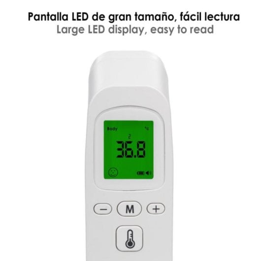 Termómetro infravermelhos HG02 V1 sem contacto duplo modo corpo e objetos