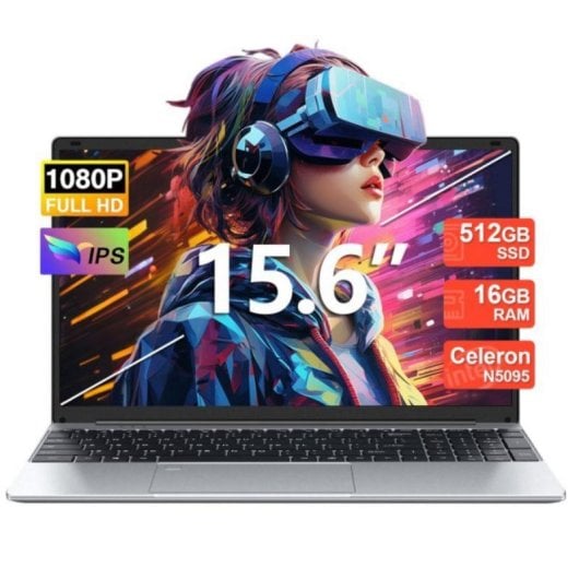 Portátil N156P-P142 15.6" Celeron N5095 16GB 512GB SSD FHD Teclado Retroiluminado Prata