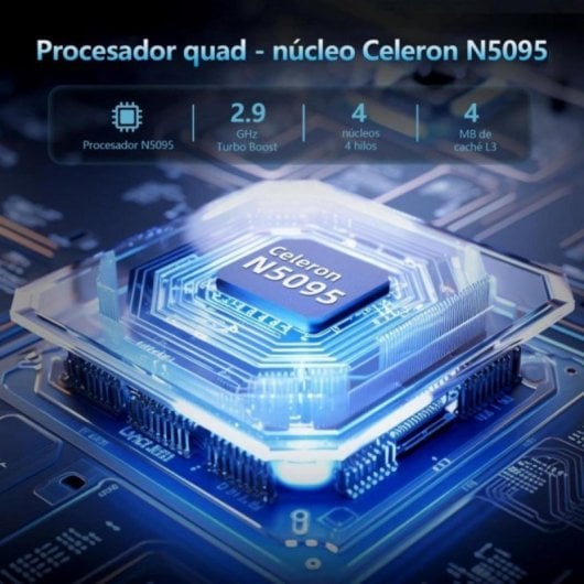 Portátil N156P-P142 15.6" Celeron N5095 16GB 512GB SSD FHD Teclado Retroiluminado Prata