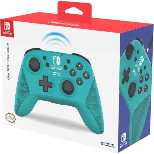 Mando HORI Nintendo Switch Wireless Horipad verde azulado Bluetooth giroscopio