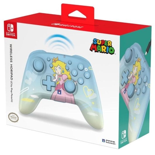 Controller wireless personalizzabile Hori Horipad City Pop Peach per Switch