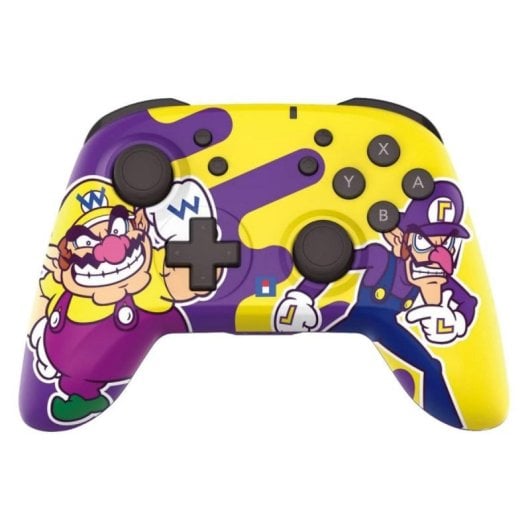 Controller Hori Nintendo Switch Wireless Horipad Wario & Waluigi Wireless Ergonomico Custom Grip