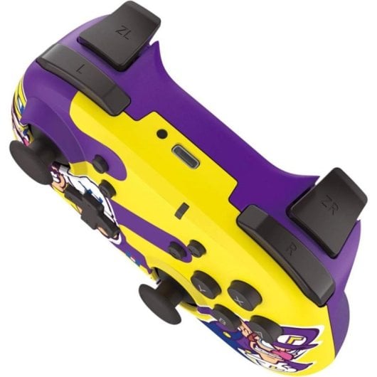 Controller Hori Nintendo Switch Wireless Horipad Wario & Waluigi Wireless Ergonomico Custom Grip