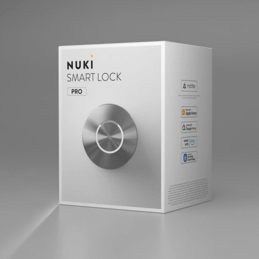 Nuki Cerradura Electrónica Smart Lock Pro WiFi Bluetooth Matter Motor Sin Escobillas + Keypad 2 Teclado para Puertas con