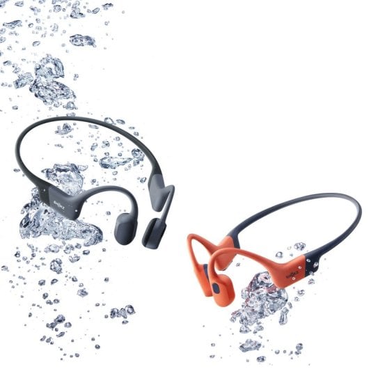 Auriculares Shokz OpenSwim Pro inalámbricos Bluetooth deportivos con resistencia al agua, color gris