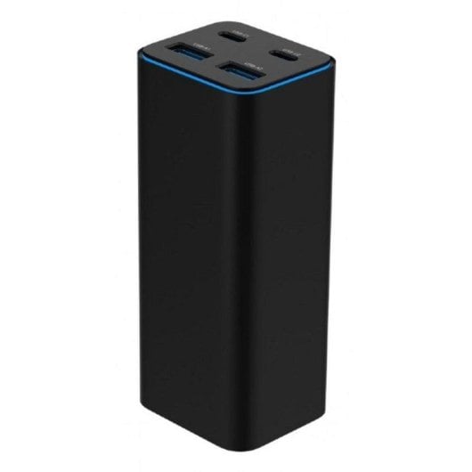 Gembird TA-UC-2A2C-PD100-01-BK Caricatore USB GaN 100W 4 Porte USB-C/USB-A Nero