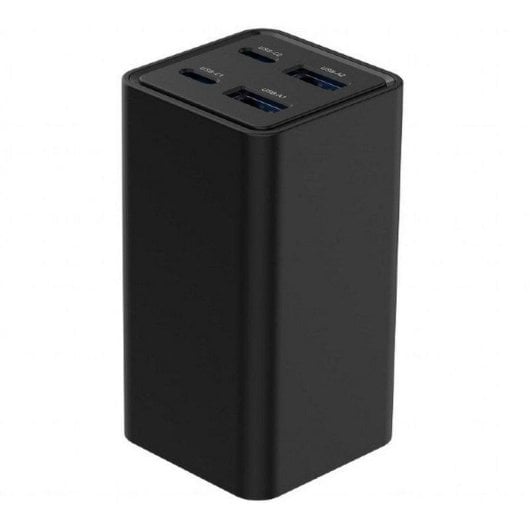 Gembird Cargador rápido USB PowerDelivery GaN 65 W 4 Portas USB-C/USB-A Preto
