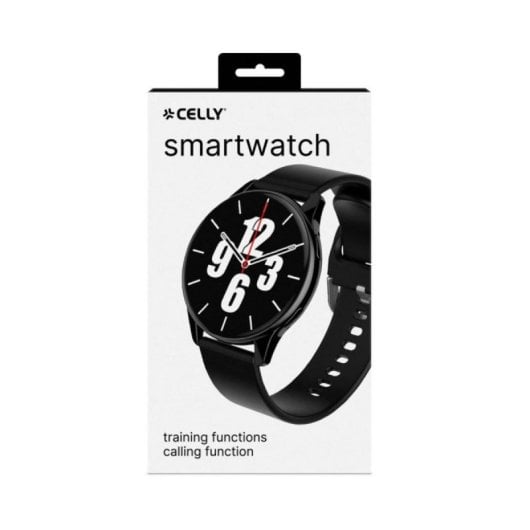 Celly TRAINERFLOWBK Bluetooth GPS 1.28" Digital Negro SpO2 Pulsómetro Monitor de Sueño