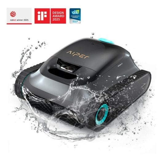 Robot limpiafondos Aiper Scuba S1 batería 150 min para piscinas elevadas y enterradas