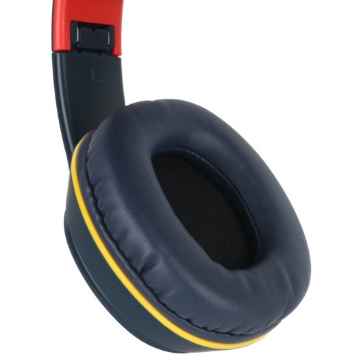 Auriculares Red Bull inalámbricos Bluetooth con micrófono y USB-C negros