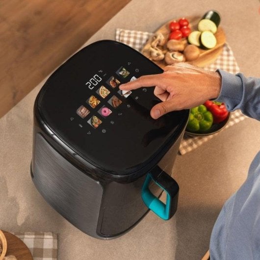 Friggitrice ad aria Cecotec Cecofry&Grill Smokin’Prime 6500 6,5L 2200W con affumicatore e display touch