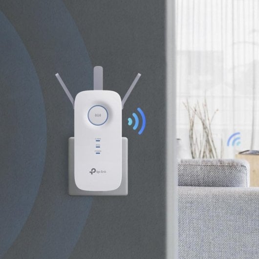 Répéteur Wi-Fi TP-Link RE450 Dual Band 1750 Mbps 3 antennes Gigabit RJ-45 blanc
