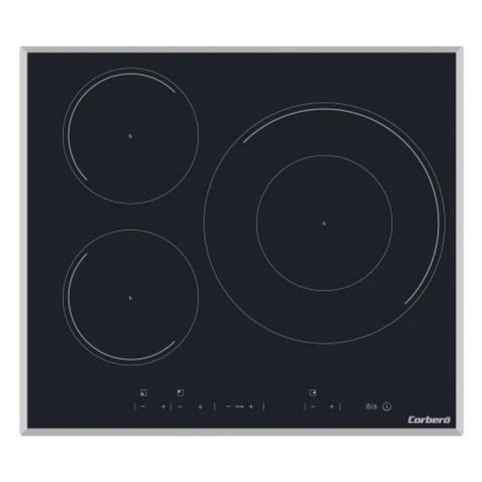 Placa de inducción Corbero CCIM3FBS324 3 Zonas 60 cm touch WiFi SmartThings Negra