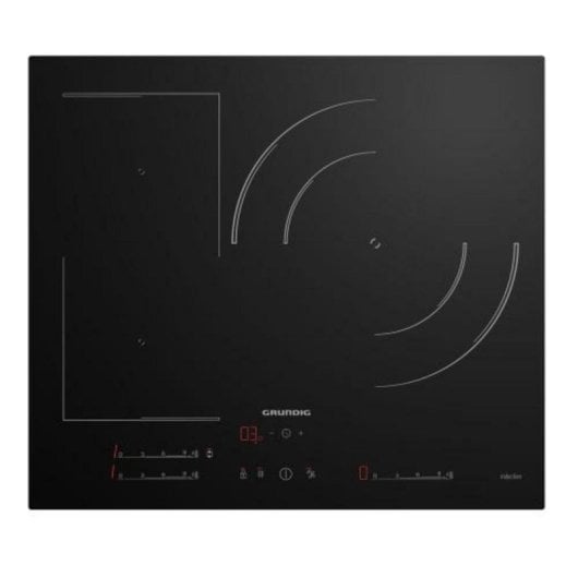 Placa de inducción Grundig GIEI627374PN 4 zonas FlexiZone Booster 59 cm Touch Negro