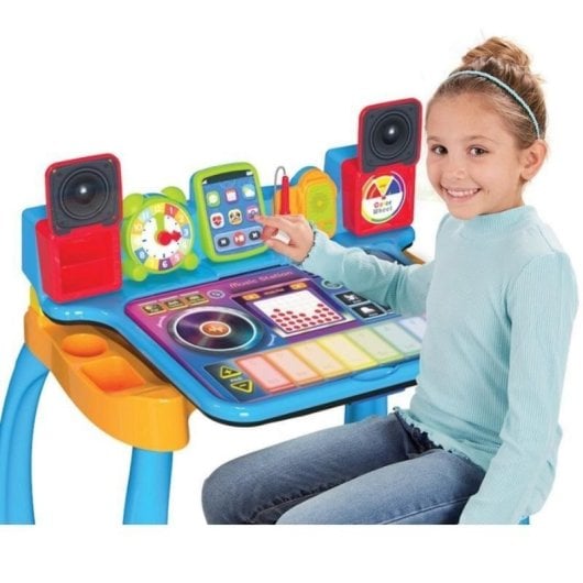 Escritorio interactivo VTech Crea y Aprende 6 en 1 multiactividades con taburete