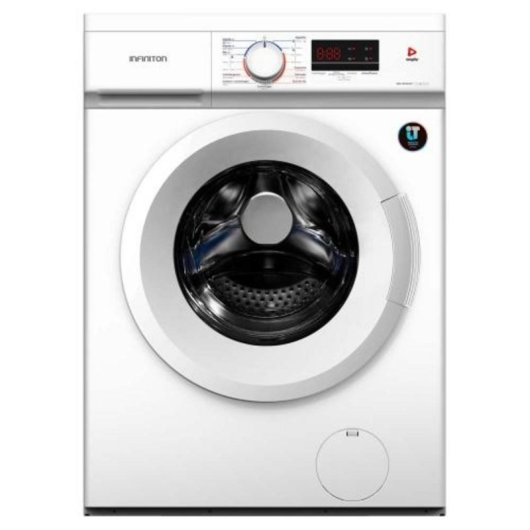 Lavadora Infiniton WM-D84AWT Carga frontal 8 kg 1400 rpm Clase A Blanca Display LED Bloqueo Infantil